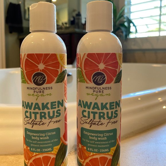 Lot of 2 New Natural Full Citrus Vegan Body Wash - Picture 3 of 7
